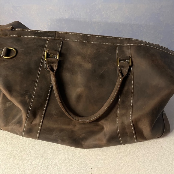 Leather Travel Bag - Picture 4 of 8